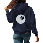 Load image into Gallery viewer, Billiard Hood Zip Sweater MidLight Grey Navy N5A161
