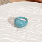 Load image into Gallery viewer, Vintage Candy Resin Oval Geometric Ring Women N6H095