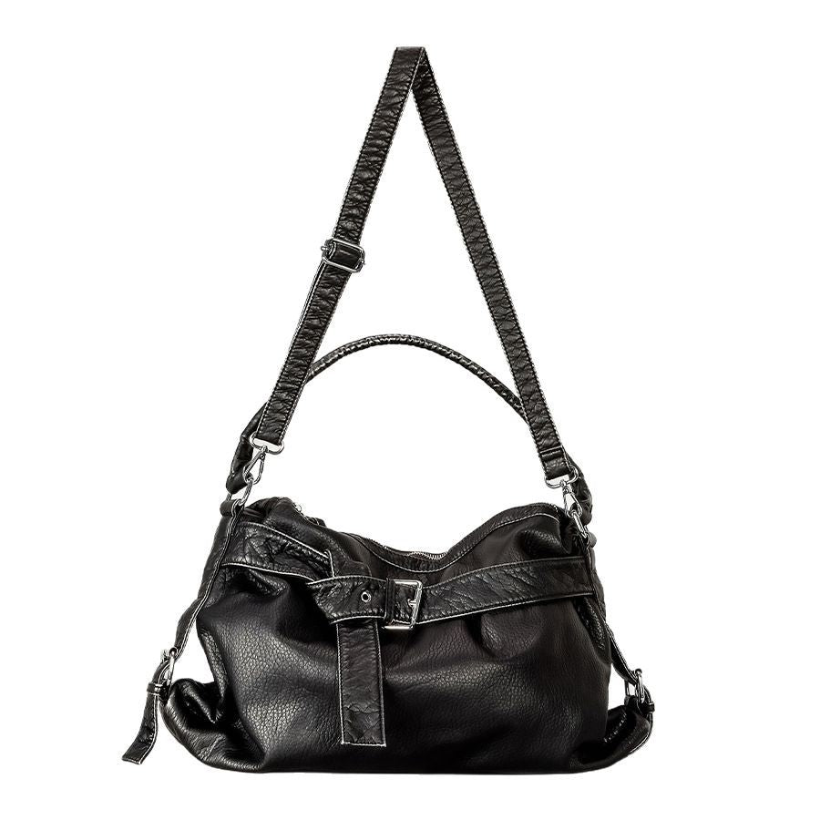 Retro PU Tote Bag Women Large Capacity Shoulder  S5P806