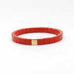 Load image into Gallery viewer, Bohemian Tile Bracelet Steel Enameled Plated S5P144
