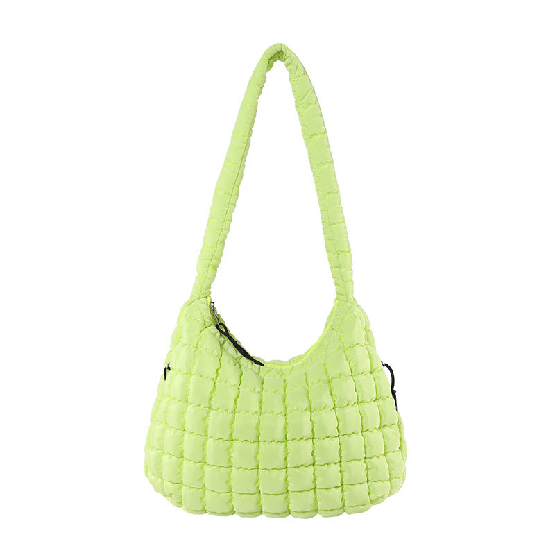 Puffer Tote Bag Capacity Mult Pocket Shoulder Bag S5P713