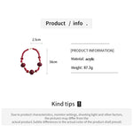 Load image into Gallery viewer, Womens Vintage Marbled Oval Acrylic Beaded Necklace N6K183