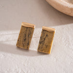 Load image into Gallery viewer, Leather Cord Resin Square Pendant Chunky Necklace N6H137