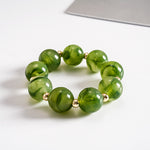 Load image into Gallery viewer, Vintage Resin Rhinestone Rivet Geometric Bangle Women N6H072