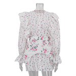 Load image into Gallery viewer, French Detachable Waist Corset Floral Dress N6D107
