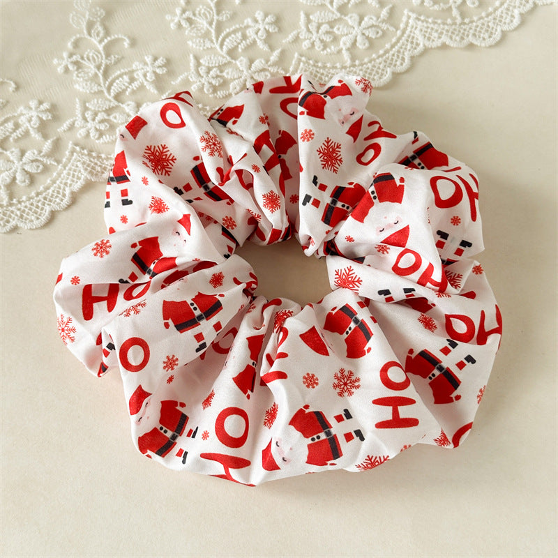 Womens Christmas Large Scrunchie N6K007