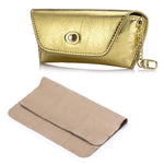 Load image into Gallery viewer, Top Grain Leather Cracked Texture Sunglasses Case Portable N6G095