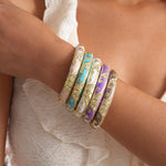 Load image into Gallery viewer, Womens Vintage Floral Open Cuff Alloy Bracelet N6K131