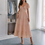 Load image into Gallery viewer, Belted A Line Dress Lightweight Options N5Z736
