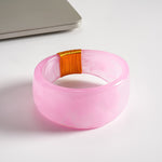 Load image into Gallery viewer, Vintage Resin Ombré Circle Geometric Bangle Women N6H083