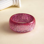 Load image into Gallery viewer, Womens Iridescent Marbled Round Resin Bracelet N6K151