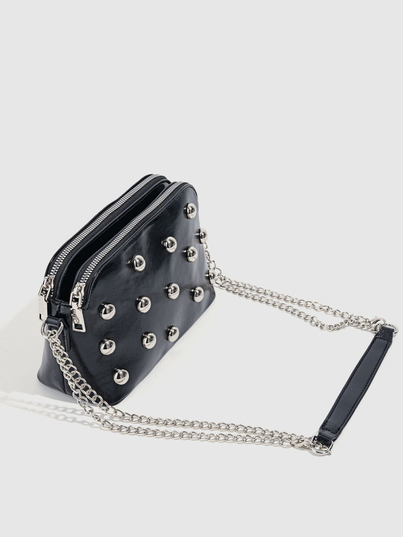 Punk Metal Rivet Crossbody Bag Women N6C031