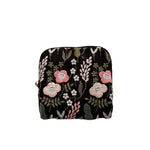 Load image into Gallery viewer, Embroidered Floral Linen Cotton Pouch Organizer S5P974