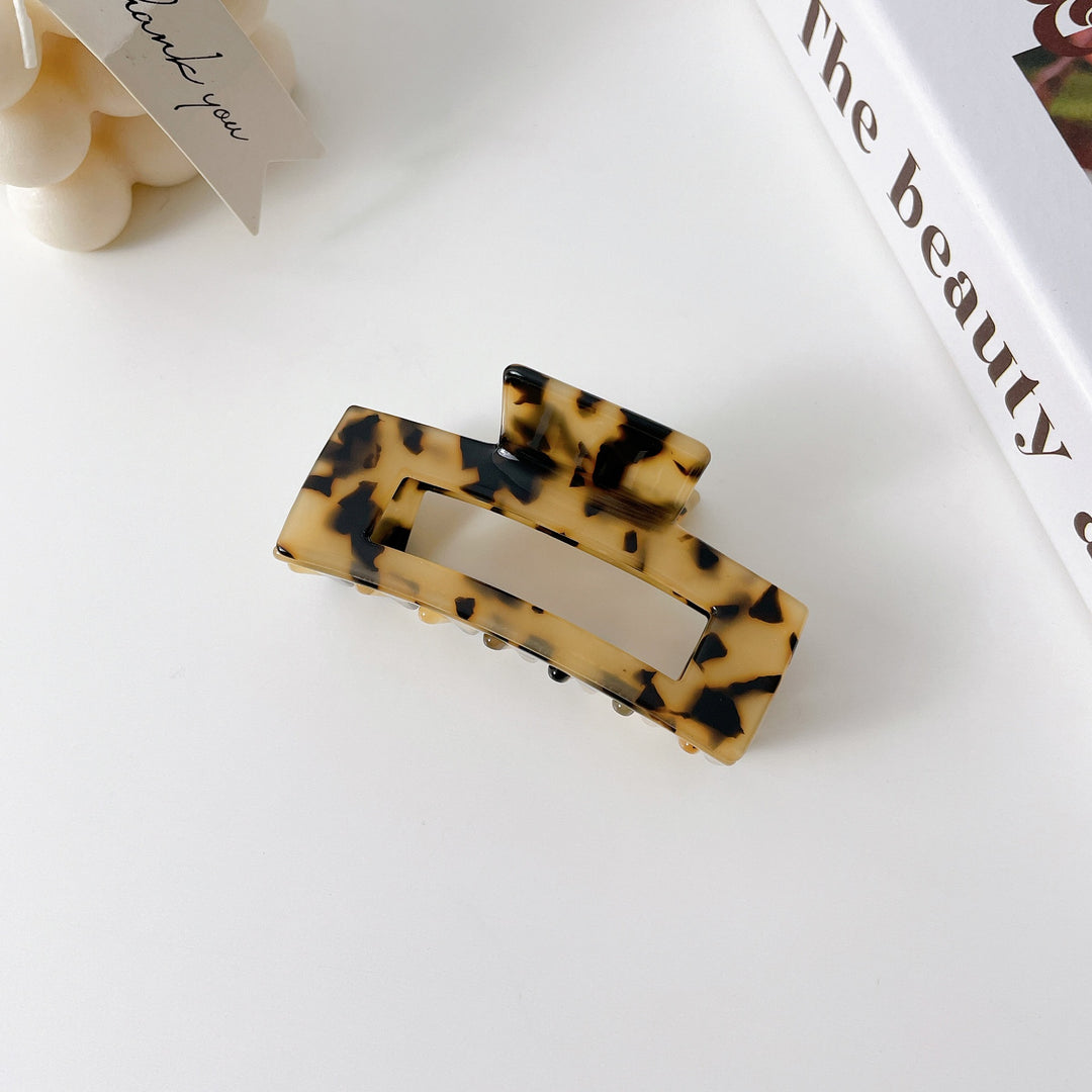 Square Acetate Hair Claw Clip Women N6C353