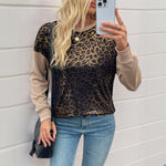 Load image into Gallery viewer, Animal Print Crew Sweater In Mid Weight N5Z465
