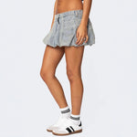 Load image into Gallery viewer, 3D Pocket Denim Skirt Bodycon Mini Vintage Washed N5Z201
