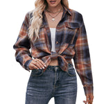 Load image into Gallery viewer, Checked Stripe Shirt Open Lightweight N5Z345
