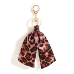 Load image into Gallery viewer, Leopard Print Fabric Keychain Bag Charm Car Ornament N6G117