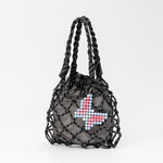 Load image into Gallery viewer, Hand Crochet Nylon Mesh Handbag Women N6C301