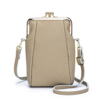 Load image into Gallery viewer, Women's Genuine Leather Litchi Grain Crossbody Phone Bag N6J142