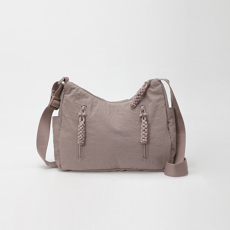 Women's Large Nylon Dumpling Crossbody Bag N6J205