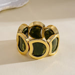 Load image into Gallery viewer, Vintage Acrylic Ombré Geometric Segment Bangle Women N6H082