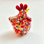 Load image into Gallery viewer, Handmade Liuli Chubby Rooster Figurine Cute Animal  N6G016