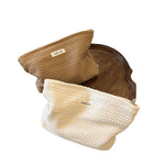 Load image into Gallery viewer, Wheat Weave Horizontal Zipper Pouch Polyester Canvas S5P357