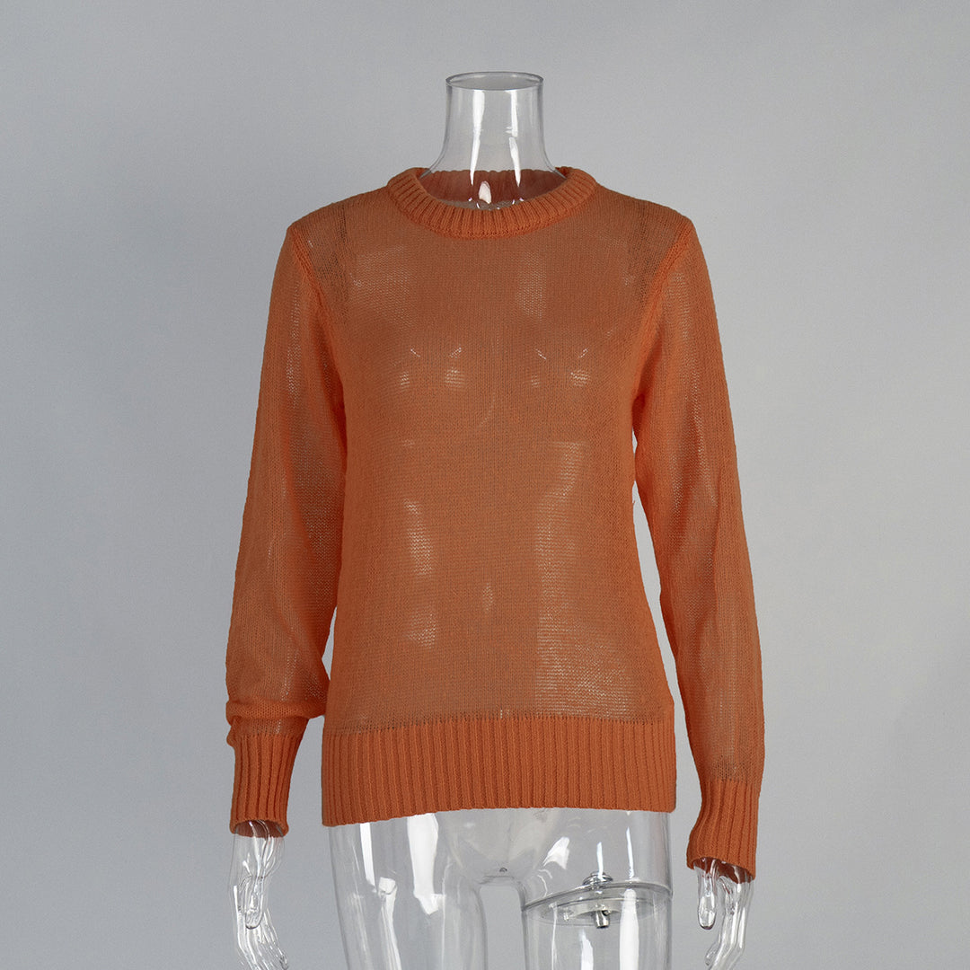 Sheer Cropped Cardigan Candy Tones Ultra Light N5Z264