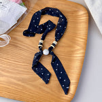 Load image into Gallery viewer, Womens Colorful Polka Dot Pony Scarf Necklace N6K274