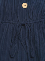 Load image into Gallery viewer, Sleeveless V Neck Textured Tie-Waist Jumpsuit Shorts N6C259