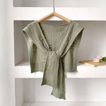 Load image into Gallery viewer, Thick Knit Square Shawl Hollow Twist Women N6H241