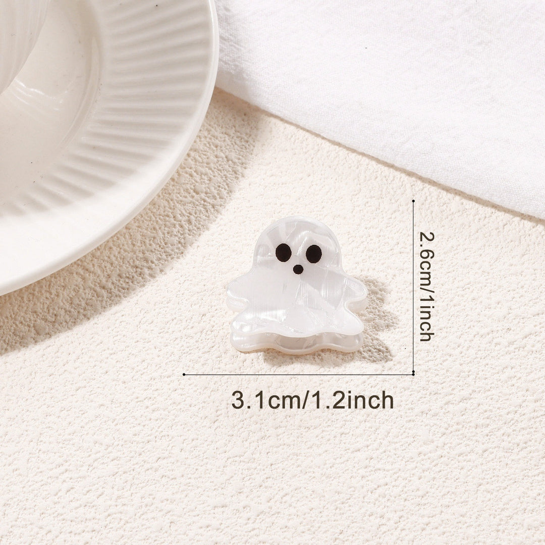 Halloween Pumpkin Bat Ghost Cat Acrylic Claw Clip N6H201