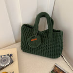 Load image into Gallery viewer, Women's Woven Cotton-Feel Shoulder Phone Bag N6J172