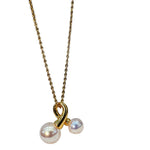 Load image into Gallery viewer, Fresh Cherry Pearl Choker Necklace Women Elegant N6H160