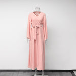 Load image into Gallery viewer, Two-Way Open Front Robe Dress Women N6C199