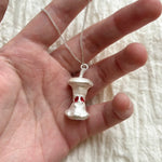 Load image into Gallery viewer, 3D Small Apple Core Pendant Collarbone Chain Women S5P955