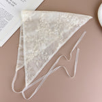 Load image into Gallery viewer, Embroidered Lace Triangle Head Scarf Women Soft N6H107