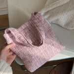 Load image into Gallery viewer, Coarse Knit Vertical Tote Medium Soft Structure S5P350
