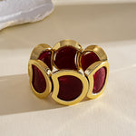 Load image into Gallery viewer, Vintage Acrylic Ombré Geometric Segment Bangle Women N6H082
