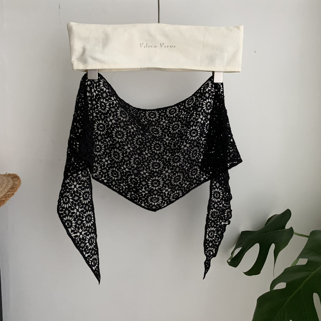 Lace Triangle Layering Skirt Women Adjustable S5P894