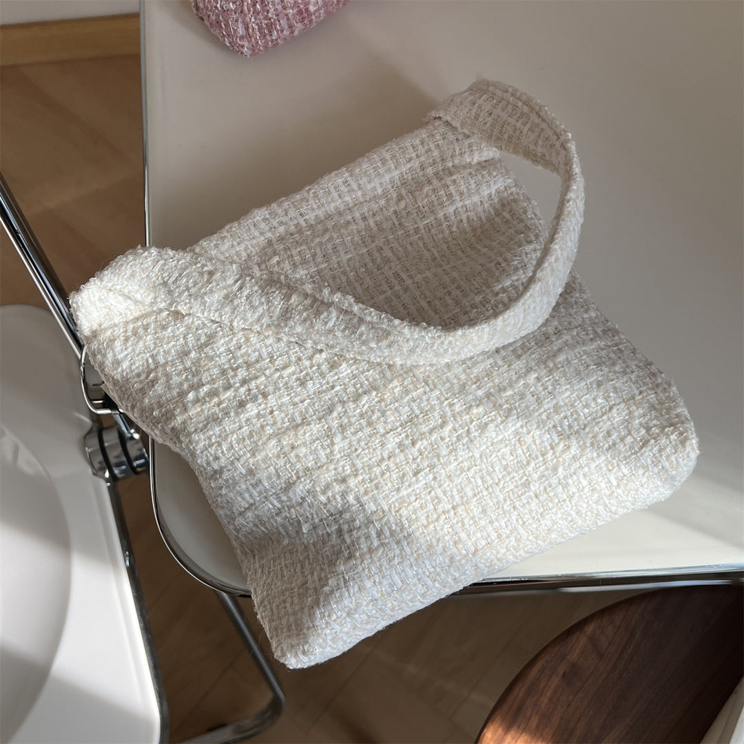 Coarse Knit Vertical Tote Medium Soft Structure S5P350