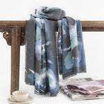 Load image into Gallery viewer, Vintage Print Faux Cashmere Wrap  M5A190