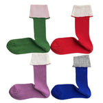 Load image into Gallery viewer, Contrast Stripe Stackable Socks Women Style M5A014