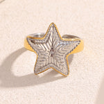 Load image into Gallery viewer, Line Design Ring Steel 18K Gold S5P023
