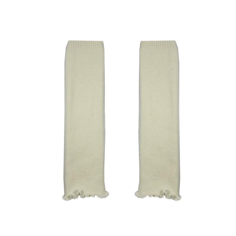 Lace Trim Ballet-Inspired Leg Warmers  M5A125
