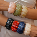 Load image into Gallery viewer, Acrylic Ombré Square Segment Statement Bangle Women N6H080