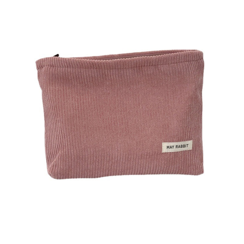 Corduroy Cosmetic Organizer Multi Compartment  S5P323