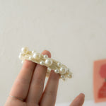 Load image into Gallery viewer, Soft Beaded Scrunchie High Ponytail Holder Women N6H183