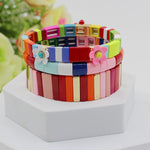 Load image into Gallery viewer, Enamel Bracelet Stove-Enameled Adjustable Elastic S5P035